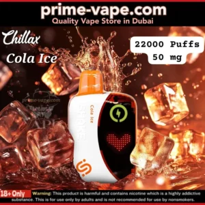 Chillax Shake Cola Ice 22000 Puffs 50MG Disposable Vape- Dubai