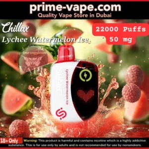 Chillax Shake Lychee Watermelon Ice 22000 puffs disposable vape