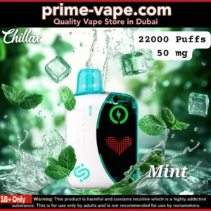 Best Chillax Shake Mint 22000 Puffs Disposable Vape- Dubai UAE