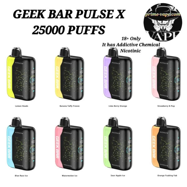 Geek Bar 25000 Puffs Pulse X Disposable Vape- Dubai UAE