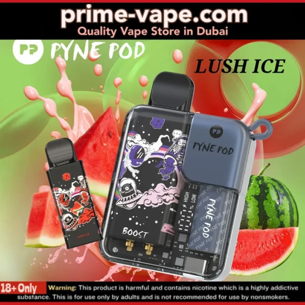 Pyne Pod Lush Ice 8500 Puffs Disposable Vape 50MG- Dubai