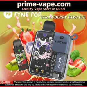 Pyne Pod Strawberry Kiwi Ice 8500 Puffs Disposable Vape 5% Kit