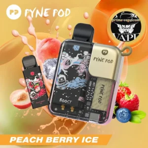 Pyne Pod Peach Berry Ice 8500 Puffs 50mg | Prime Vape UAE