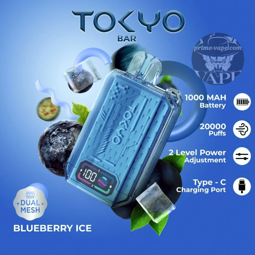 Tokyo Bar 20000 Puffs Disposable Vape 50MG 10 Flavors- Dubai