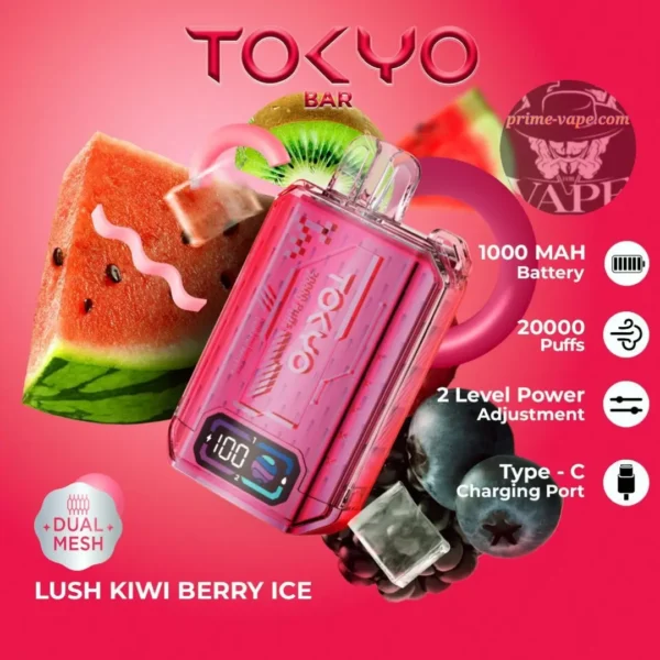 Tokyo Bar 20000 Puffs Disposable Vape 50MG 10 Flavors- Dubai