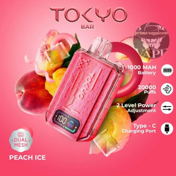 Tokyo Bar 20000 Puffs Disposable Vape 50MG 10 Flavors- Dubai