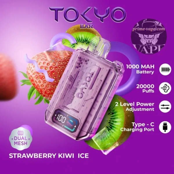 Tokyo Bar 20000 Puffs Disposable Vape 50MG 10 Flavors- Dubai