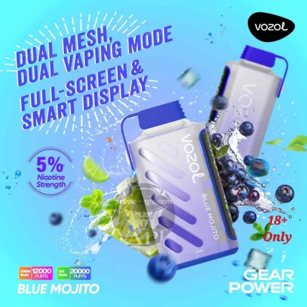 VOZOL Gear Power 20000 Puffs Disposable Vape in Dubai UAE