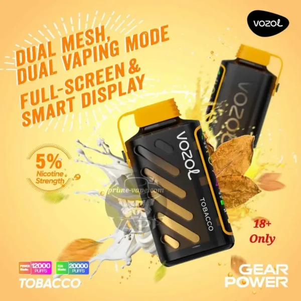 VOZOL Gear Power 20000 Puffs Disposable Vape in Dubai UAE