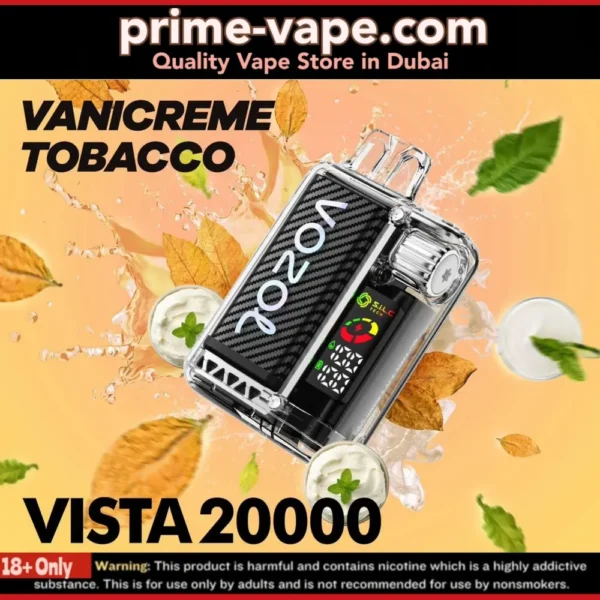 VOZOL Vista VANICREME Tobacco 20000 Puffs Vape Kit- Dubai