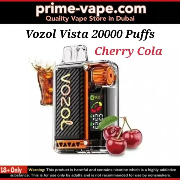 VOZOL Vista Cherry Cola 20000 Puffs Disposable Vape- Dubai