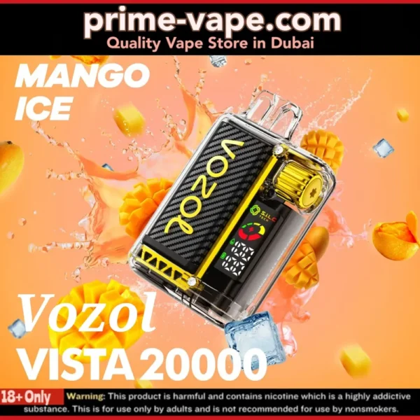 VOZOL Vista Mango Ice 20000 Puffs Disposable Vape in Dubai