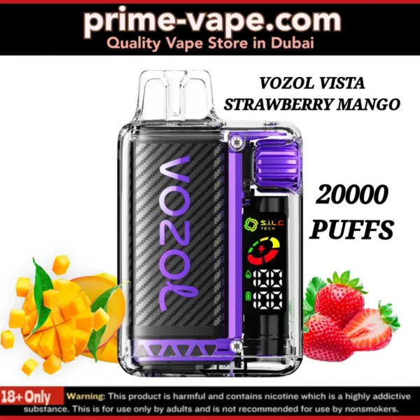 VOZOL Vista Strawberry Mango 20000 Puffs Disposable Vape