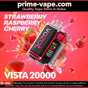 VOZOL Vista Strawberry Raspberry Cherry 20000 Puffs Dubai