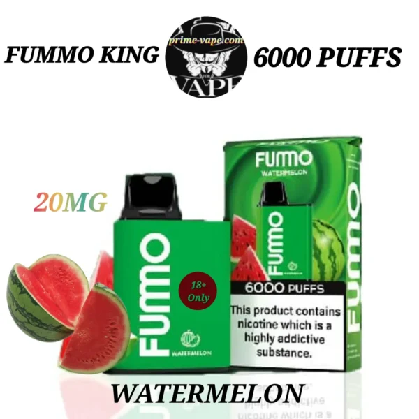 FUMO KING 6000 Puffs Disposable Vape Available in Dubai- UAE