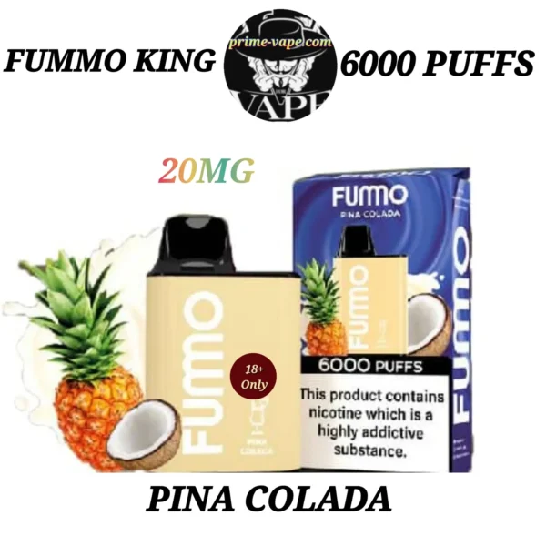 FUMO KING 6000 Puffs Disposable Vape Available in Dubai- UAE