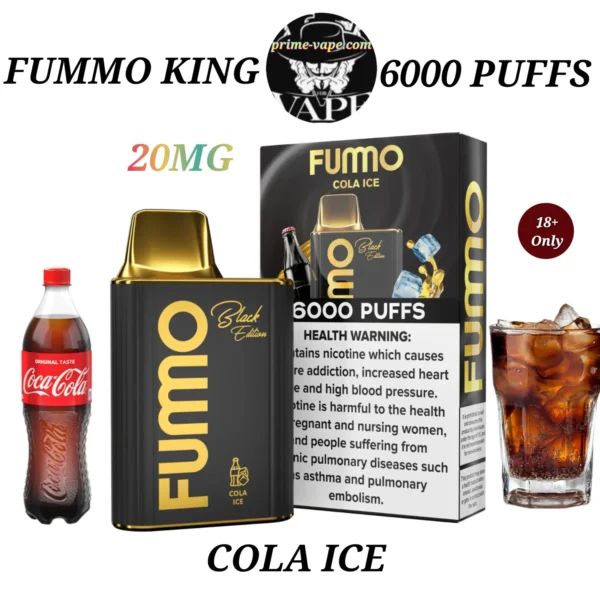 FUMO KING 6000 Puffs Disposable Vape Available in Dubai- UAE