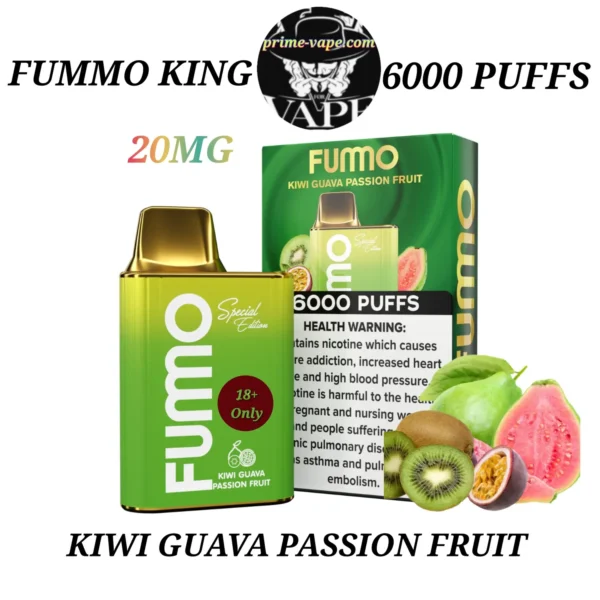 FUMO KING 6000 Puffs Disposable Vape Available in Dubai- UAE