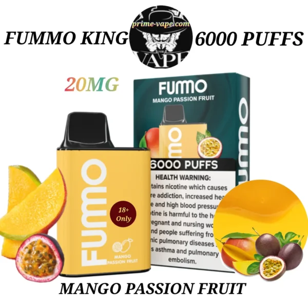 FUMO KING 6000 Puffs Disposable Vape Available in Dubai- UAE