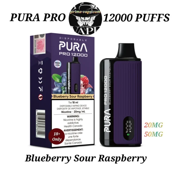 Pura 12000 Puffs Disposable Vape 2% & 5% in Dubai | Pura Pro