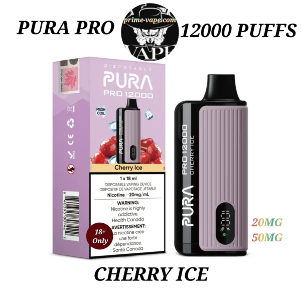 Pura 12000 Puffs Disposable Vape 2% & 5% in Dubai | Pura Pro