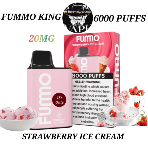 FUMO KING 6000 Puffs Disposable Vape Available in Dubai- UAE