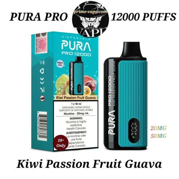 Pura 12000 Puffs Disposable Vape 2% & 5% in Dubai | Pura Pro