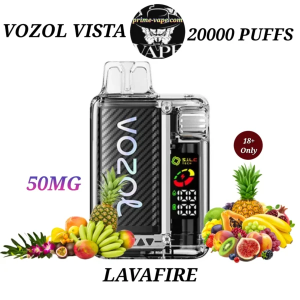 VOZOL Vista Lavafire 20000 Puffs Rechargeable Disposable Vape