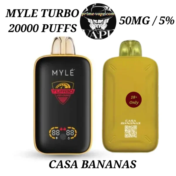 Myle Turbo 20000 Puffs Disposable Vape 50mg 20k | Dubai UAE