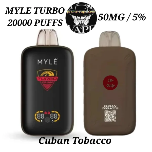 Myle Turbo 20000 Puffs Disposable Vape 50mg 20k | Dubai UAE