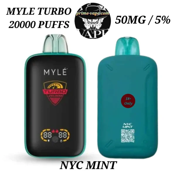 Myle Turbo 20000 Puffs Disposable Vape 50mg 20k | Dubai UAE