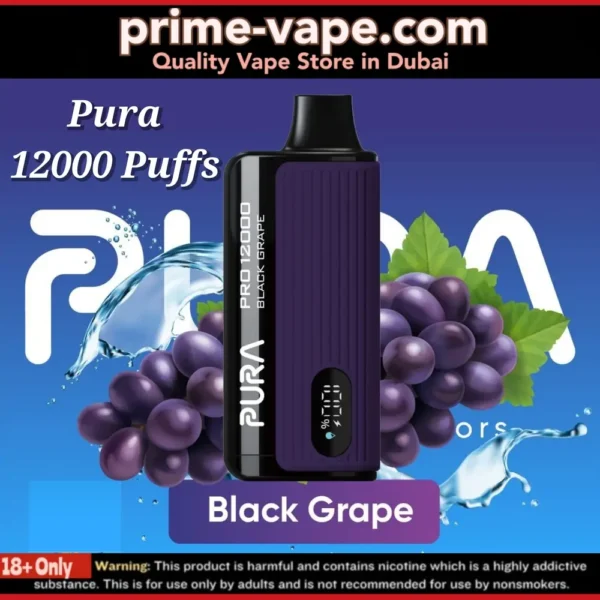 Pura 12000 Puffs Disposable Vape 20mg & 50mg in Dubai UAE