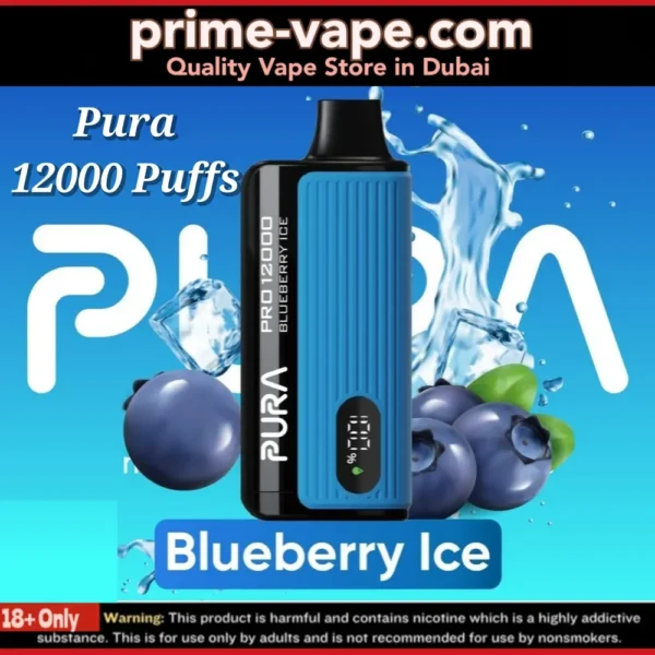 Pura 12000 Puffs Disposable Vape 20mg & 50mg in Dubai UAE