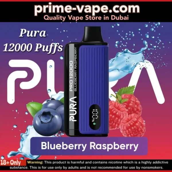 Pura 12000 Puffs Disposable Vape 20mg & 50mg in Dubai UAE