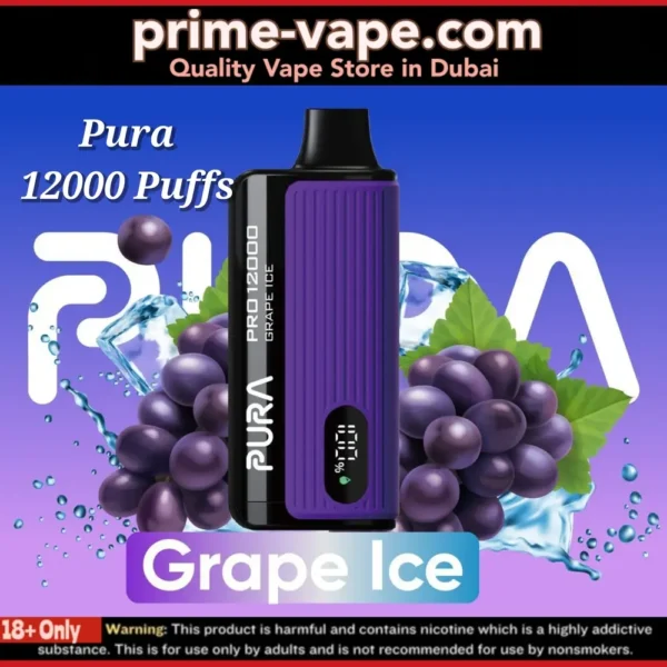 Pura 12000 Puffs Disposable Vape 20mg & 50mg in Dubai UAE