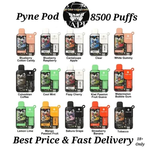 Pyne Pod 8500 Puffs 50mg Disposable Vape - Best Buy in Dubai