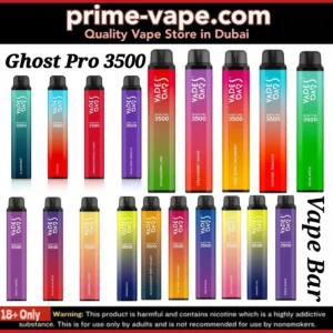 Vape Bar Ghost Pro 3500 Puffs 20MG Disposable Vape- Dubai