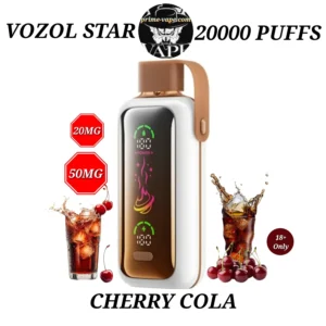 VOZOL Star Cherry Cola 20000 Puffs Disposable 20MG 50MG