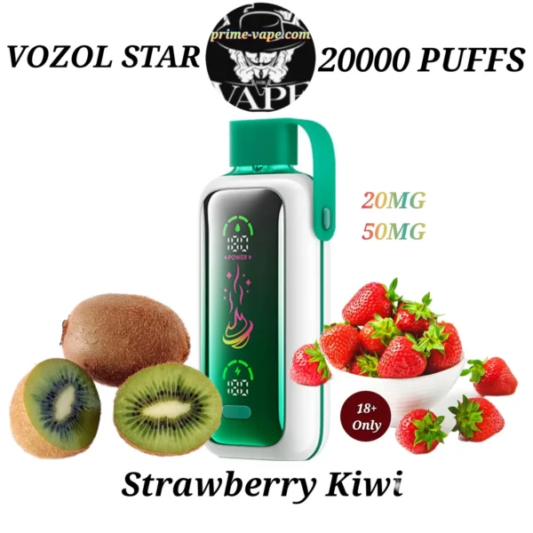 VOZOL Star Strawberry Kiwi 20000 Puffs 2% 5% Disposable Vape