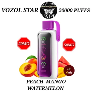 VOZOL Star Peach Mango Watermelon 20000 Puffs 50MG 20MG