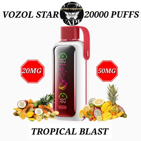 VOZOL Star Tropical Blast 20000 Puffs Disposable Vape in Dubai