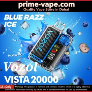 VOZOL Vista Blue Razz Ice 20000 Puffs Disposable Vape- Dubai