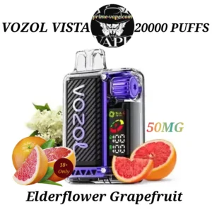 VOZOL Vista Elderflower Grapefruit 20000 Puffs Disposable Vape