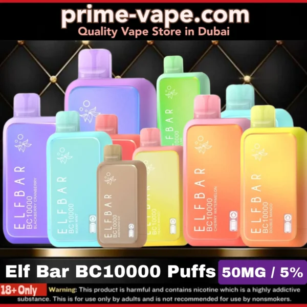 Elf Bar BC10000 Puffs 10k 50MG Disposable Vape in Dubai UAE