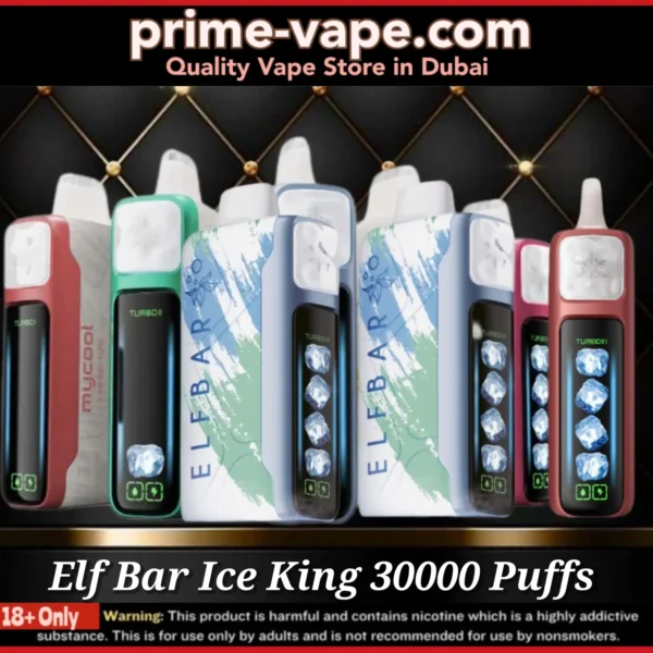 ELF BAR ICE KING 30000 Puffs Disposable Vape 30k Dubai UAE