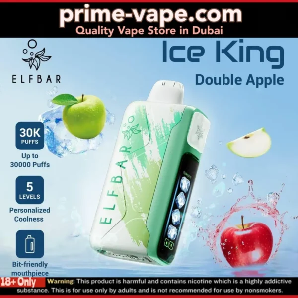 ELF BAR ICE KING 30000 Puffs Disposable Vape 30k Dubai UAE