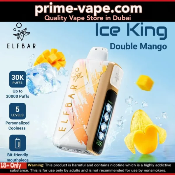 ELF BAR ICE KING 30000 Puffs Disposable Vape 30k Dubai UAE