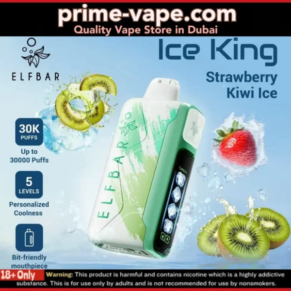 ELF BAR ICE KING 30000 Puffs Disposable Vape 30k Dubai UAE