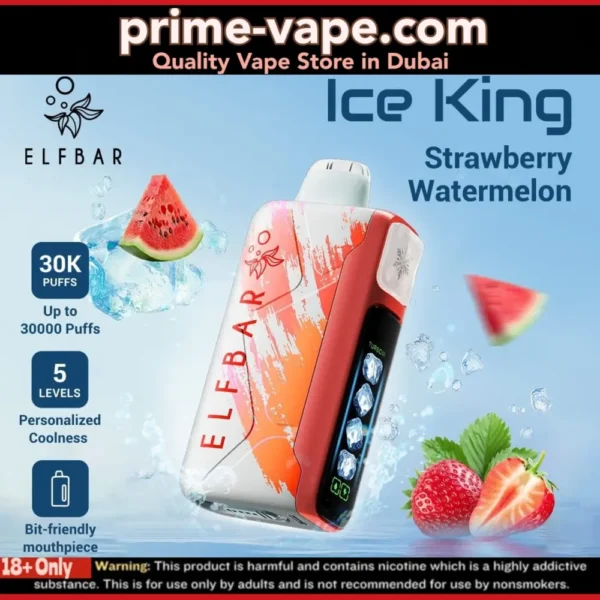 ELF BAR ICE KING 30000 Puffs Disposable Vape 30k Dubai UAE