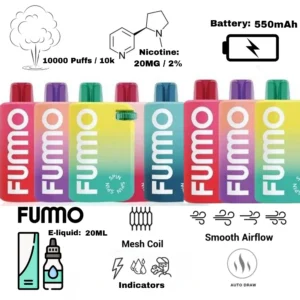 Fumo Spin 10000 Puffs Disposable Vape in Dubai UAE- FUMMO